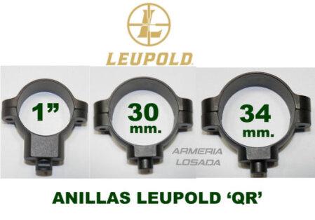 ANILLAS LEUPOLD 'QR'