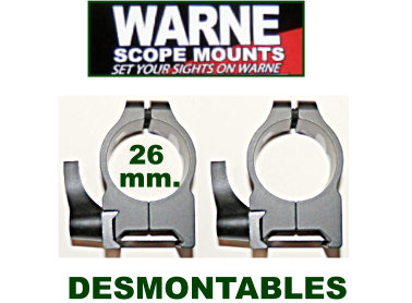 MONTURAS WARNE DESMONTABLES 1'